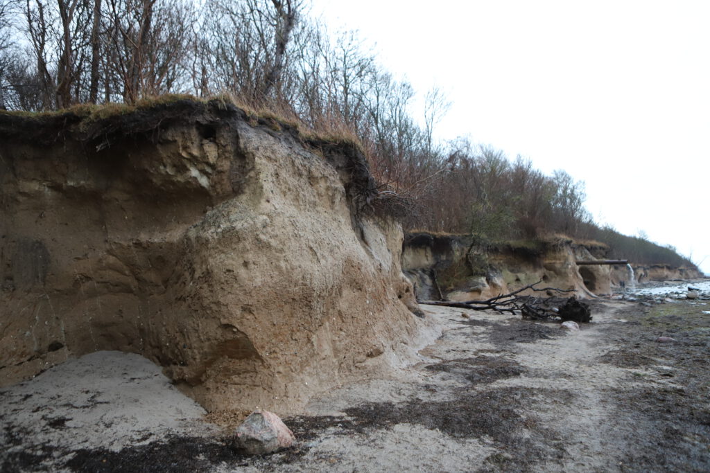 Steilküste in Timmendorf auf der Insel Poel