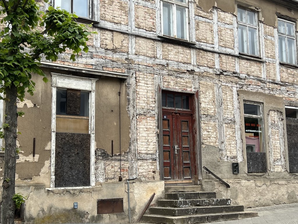 Verfallenes Stadthaus in Neustrelitz
