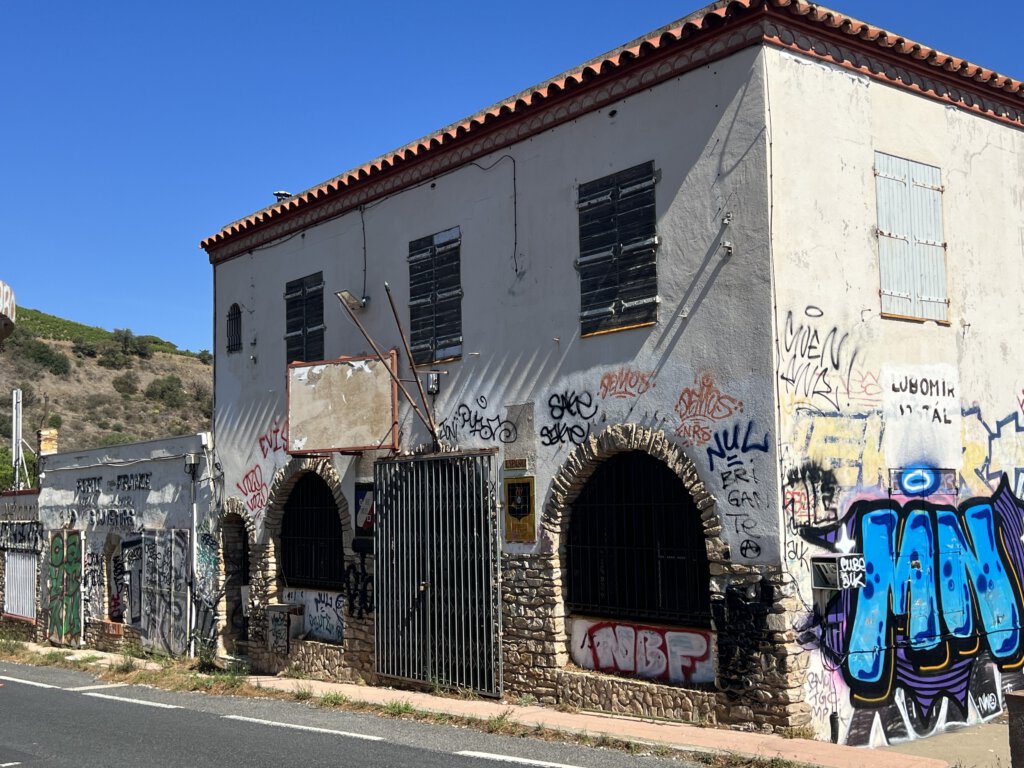 Grenzstation Coll dels Belitres bei Cerbère