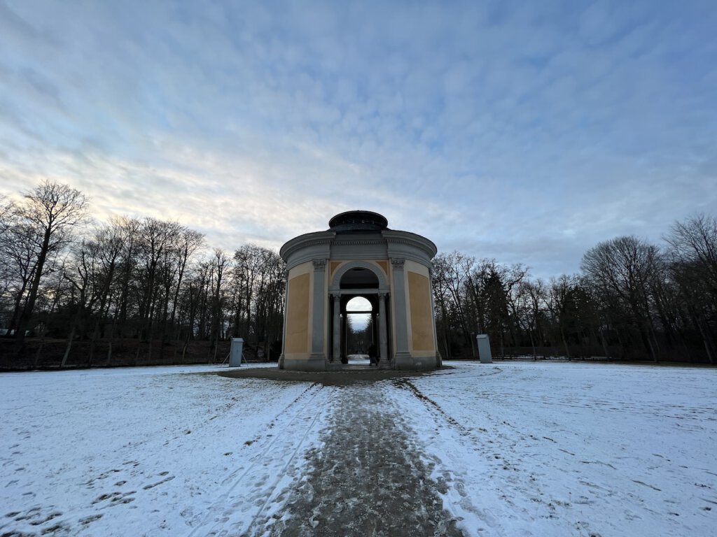 Orangerierondell im Schlossgarten von Rheinsberg