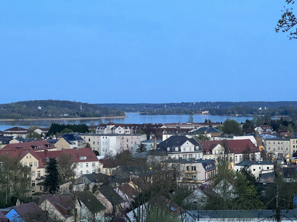 Werder (Havel): Blick von der Bismarckhöhe über die Havel