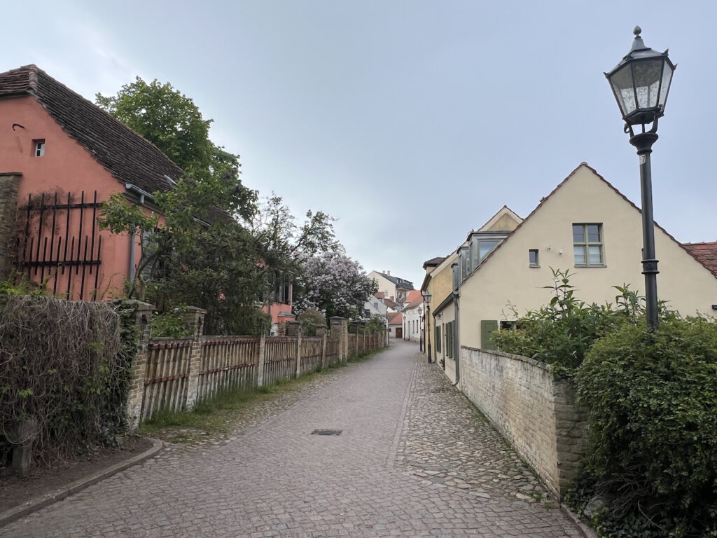 Blick in die Fischerstraße in Werder (Havel)