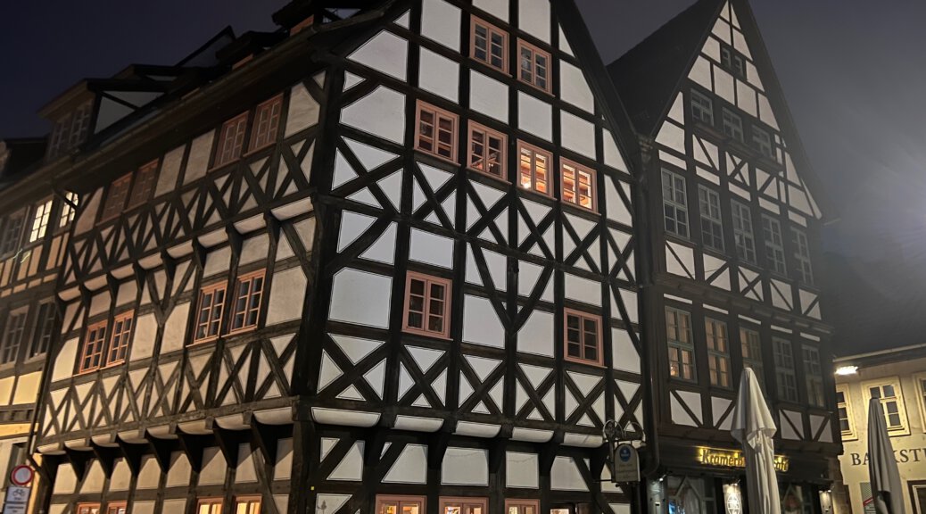 Fachwerkhäuser in Erfurt